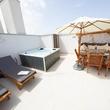 Medano4you Tina's Jacuzzi Terrace Playa Chica Апартаменты Эль-Медано